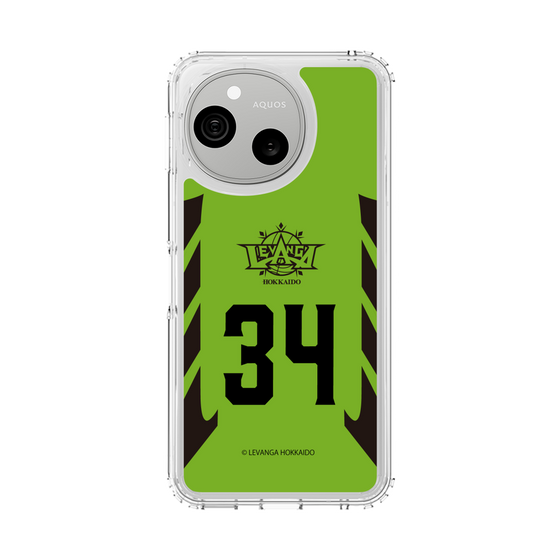 スリムプロテクションケース［ レバンガ北海道 - #34 MORIZANE - HOME - 表 ］