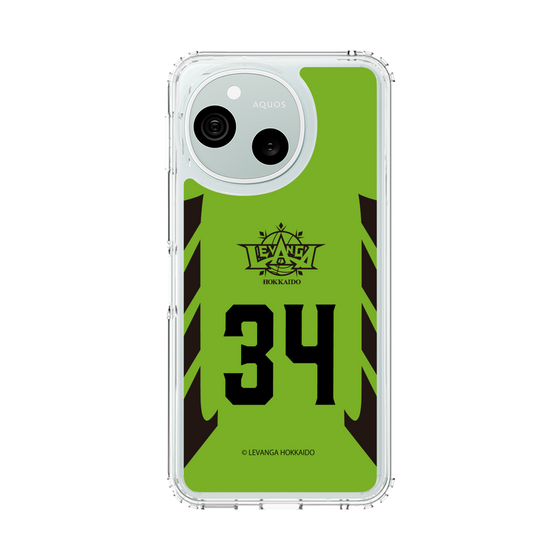 スリムプロテクションケース［ レバンガ北海道 - #34 MORIZANE - HOME - 表 ］