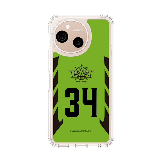 スリムプロテクションケース［ レバンガ北海道 - #34 MORIZANE - HOME - 表 ］