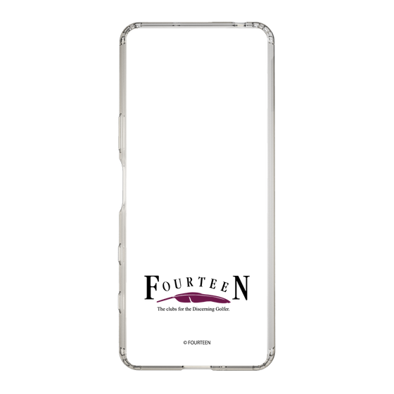 スリムプロテクションケース［ フォーティーン - ロゴ ］