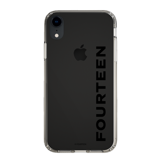 スリムプロテクションケース［ フォーティーン - フォーティーンロゴ - クリア ］