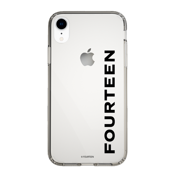 スリムプロテクションケース［ フォーティーン - フォーティーンロゴ - クリア ］