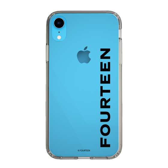 スリムプロテクションケース［ フォーティーン - フォーティーンロゴ - クリア ］