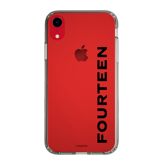 スリムプロテクションケース［ フォーティーン - フォーティーンロゴ - クリア ］