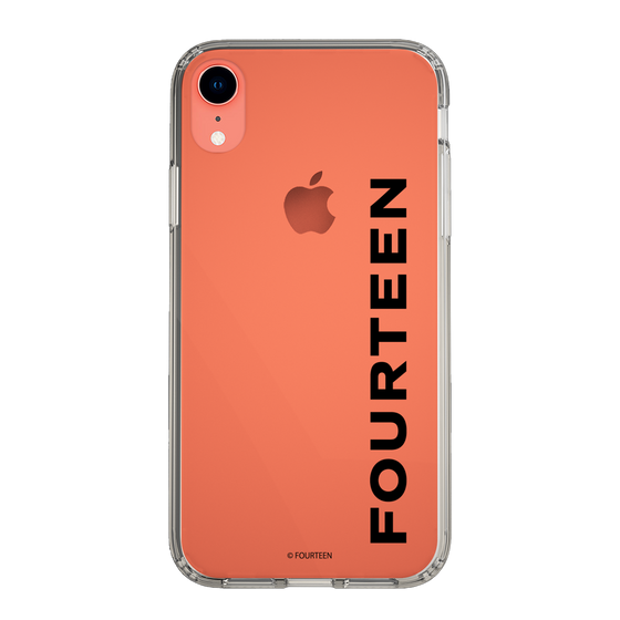 スリムプロテクションケース［ フォーティーン - フォーティーンロゴ - クリア ］