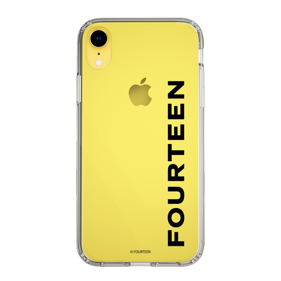 スリムプロテクションケース［ フォーティーン - フォーティーンロゴ - クリア ］