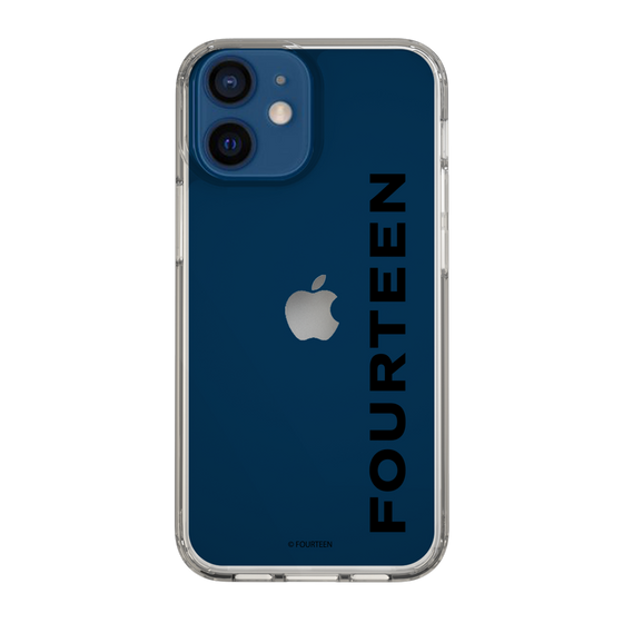 スリムプロテクションケース［ フォーティーン - フォーティーンロゴ - クリア ］