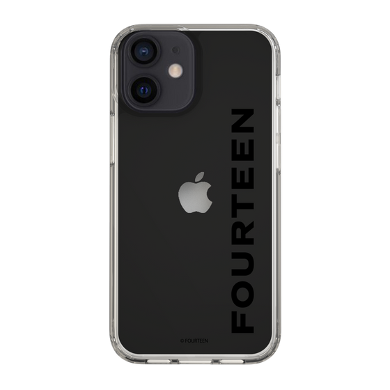 スリムプロテクションケース［ フォーティーン - フォーティーンロゴ - クリア ］