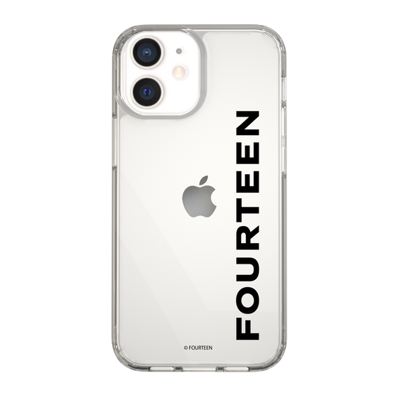 スリムプロテクションケース［ フォーティーン - フォーティーンロゴ - クリア ］