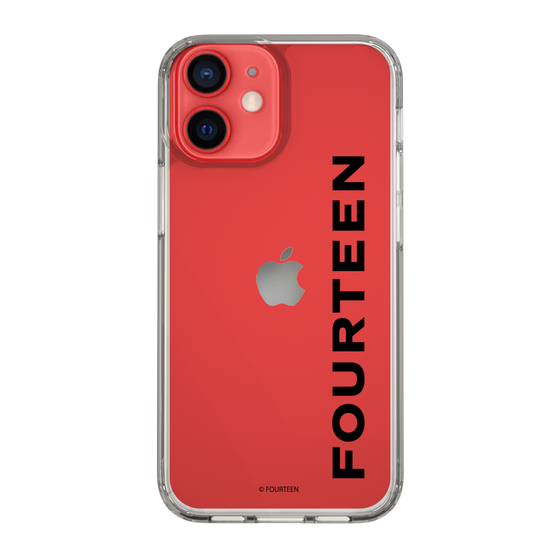 スリムプロテクションケース［ フォーティーン - フォーティーンロゴ - クリア ］