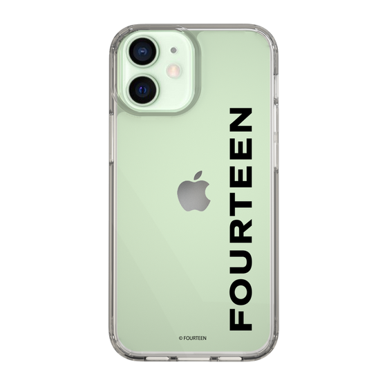 スリムプロテクションケース［ フォーティーン - フォーティーンロゴ - クリア ］