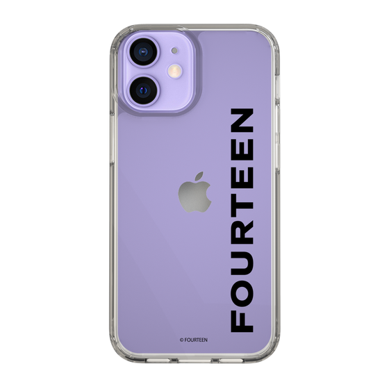 スリムプロテクションケース［ フォーティーン - フォーティーンロゴ - クリア ］