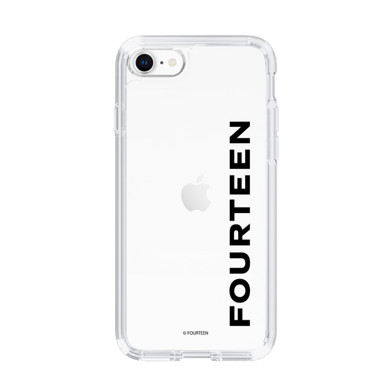 スリムプロテクションケース［ フォーティーン - フォーティーンロゴ - クリア ］