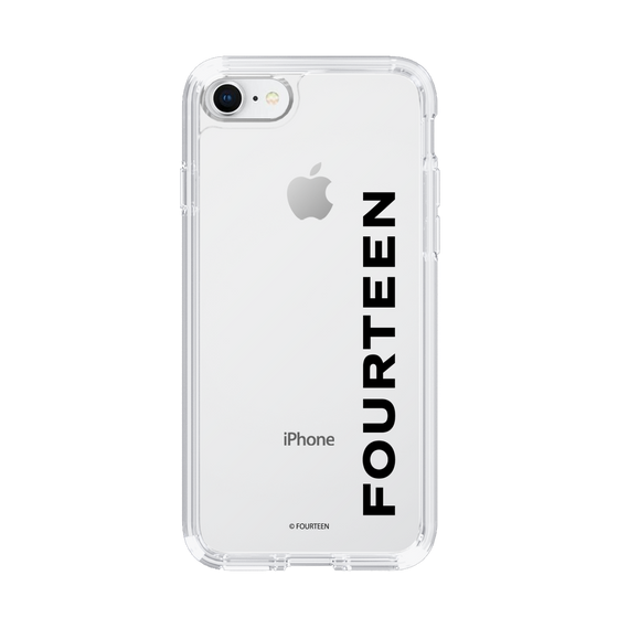 スリムプロテクションケース［ フォーティーン - フォーティーンロゴ - クリア ］