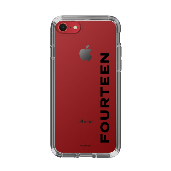 スリムプロテクションケース［ フォーティーン - フォーティーンロゴ - クリア ］