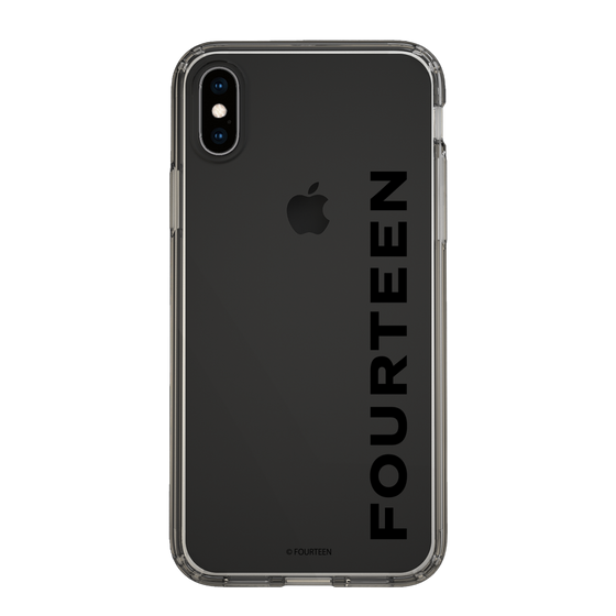 スリムプロテクションケース［ フォーティーン - フォーティーンロゴ - クリア ］