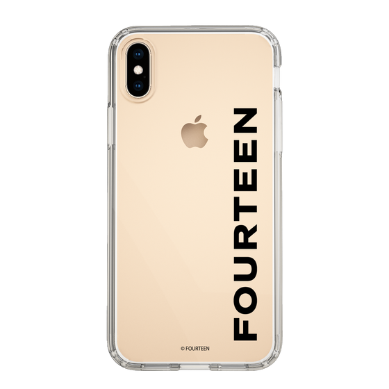 スリムプロテクションケース［ フォーティーン - フォーティーンロゴ - クリア ］