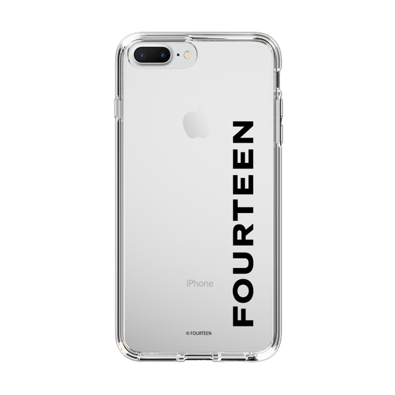 スリムプロテクションケース［ フォーティーン - フォーティーンロゴ - クリア ］