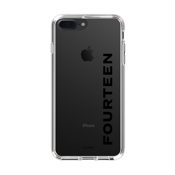 スリムプロテクションケース［ フォーティーン - フォーティーンロゴ - クリア ］