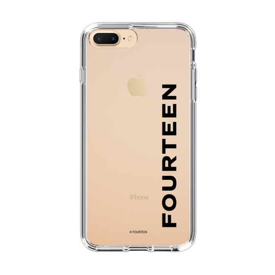 スリムプロテクションケース［ フォーティーン - フォーティーンロゴ - クリア ］