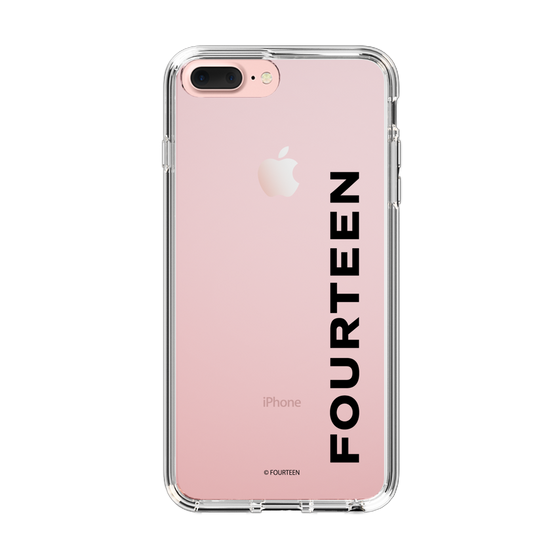 スリムプロテクションケース［ フォーティーン - フォーティーンロゴ - クリア ］