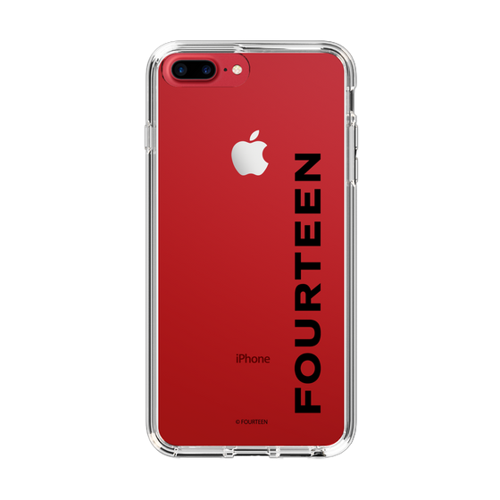 スリムプロテクションケース［ フォーティーン - フォーティーンロゴ - クリア ］