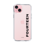 スリムプロテクションケース［ フォーティーン - フォーティーンロゴ - クリア ］