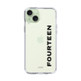 スリムプロテクションケース［ フォーティーン - フォーティーンロゴ - クリア ］
