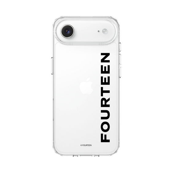 スリムプロテクションケース［ フォーティーン - フォーティーンロゴ - クリア ］