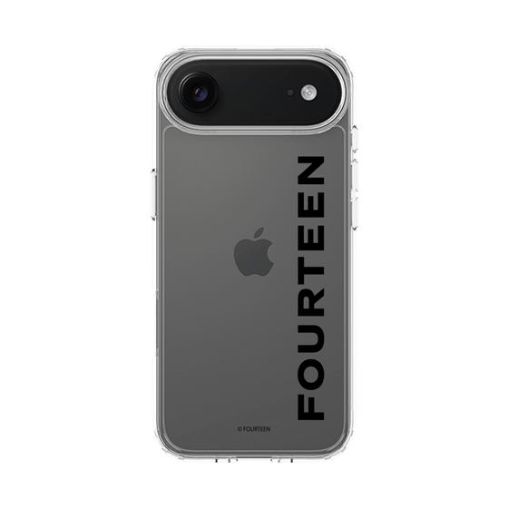 スリムプロテクションケース［ フォーティーン - フォーティーンロゴ - クリア ］