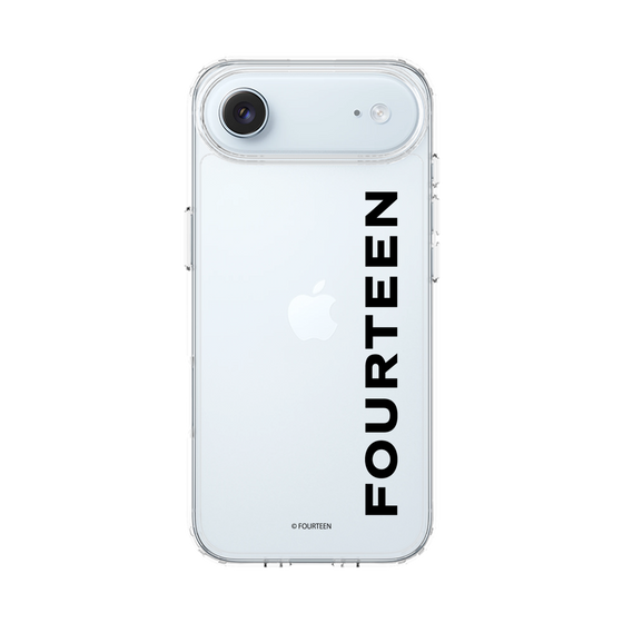 スリムプロテクションケース［ フォーティーン - フォーティーンロゴ - クリア ］