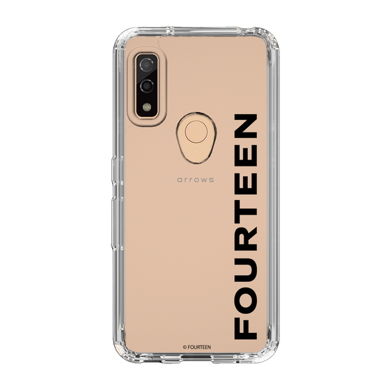 スリムプロテクションケース［ フォーティーン - フォーティーンロゴ - クリア ］