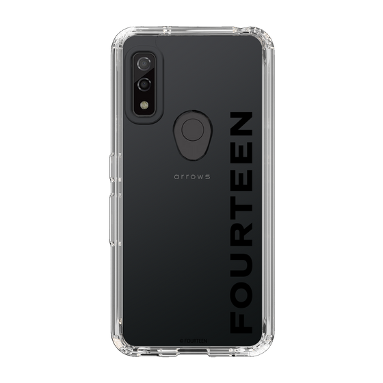 スリムプロテクションケース［ フォーティーン - フォーティーンロゴ - クリア ］