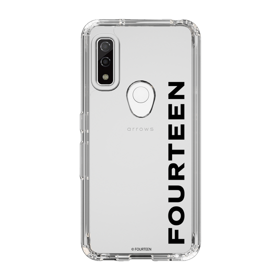 スリムプロテクションケース［ フォーティーン - フォーティーンロゴ - クリア ］