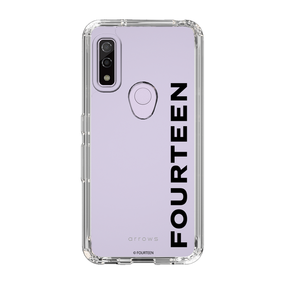 スリムプロテクションケース［ フォーティーン - フォーティーンロゴ - クリア ］