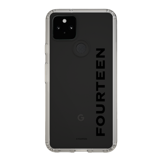 スリムプロテクションケース［ フォーティーン - フォーティーンロゴ - クリア ］