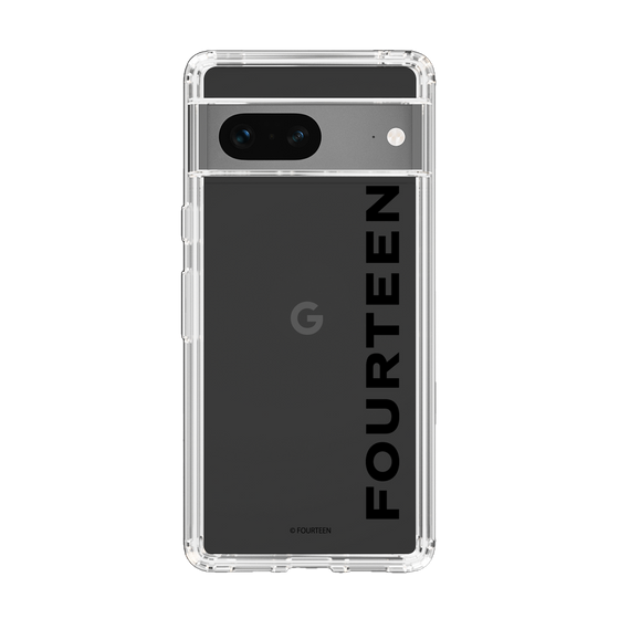 スリムプロテクションケース［ フォーティーン - フォーティーンロゴ - クリア ］