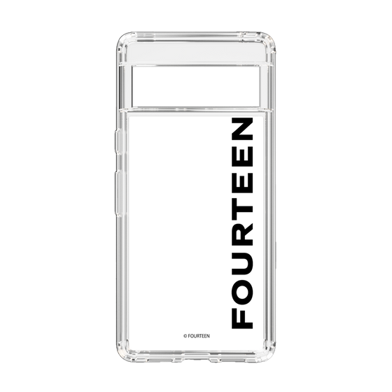 スリムプロテクションケース［ フォーティーン - フォーティーンロゴ - クリア ］