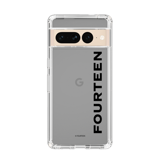 スリムプロテクションケース［ フォーティーン - フォーティーンロゴ - クリア ］