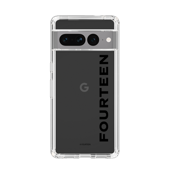 スリムプロテクションケース［ フォーティーン - フォーティーンロゴ - クリア ］