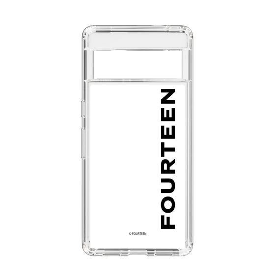 スリムプロテクションケース［ フォーティーン - フォーティーンロゴ - クリア ］