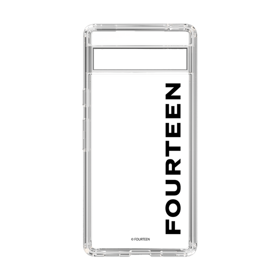 スリムプロテクションケース［ フォーティーン - フォーティーンロゴ - クリア ］