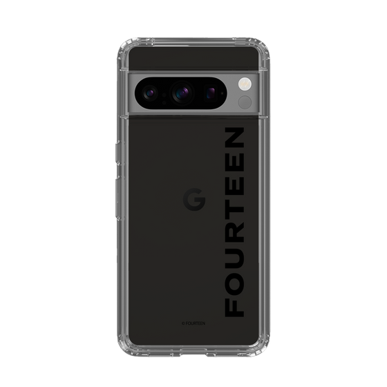 スリムプロテクションケース［ フォーティーン - フォーティーンロゴ - クリア ］