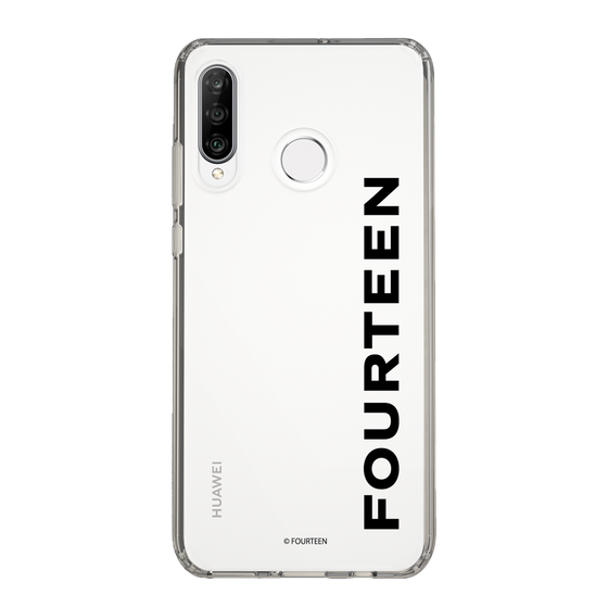 スリムプロテクションケース［ フォーティーン - フォーティーンロゴ - クリア ］