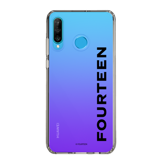 スリムプロテクションケース［ フォーティーン - フォーティーンロゴ - クリア ］