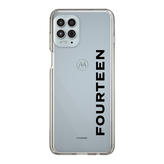 スリムプロテクションケース［ フォーティーン - フォーティーンロゴ - クリア ］