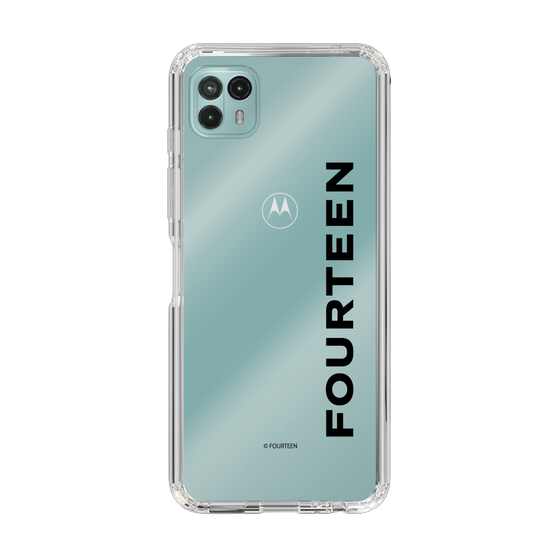 スリムプロテクションケース［ フォーティーン - フォーティーンロゴ - クリア ］