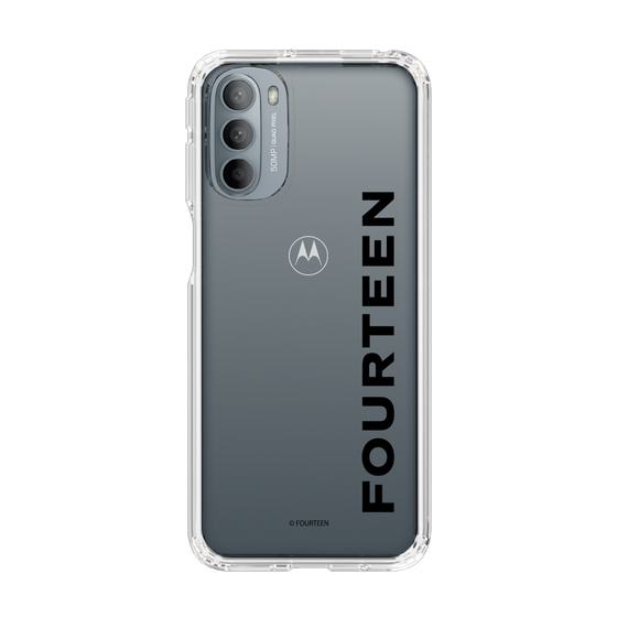 スリムプロテクションケース［ フォーティーン - フォーティーンロゴ - クリア ］