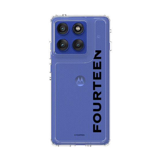 スリムプロテクションケース［ フォーティーン - フォーティーンロゴ - クリア ］