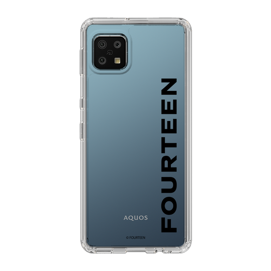 スリムプロテクションケース［ フォーティーン - フォーティーンロゴ - クリア ］